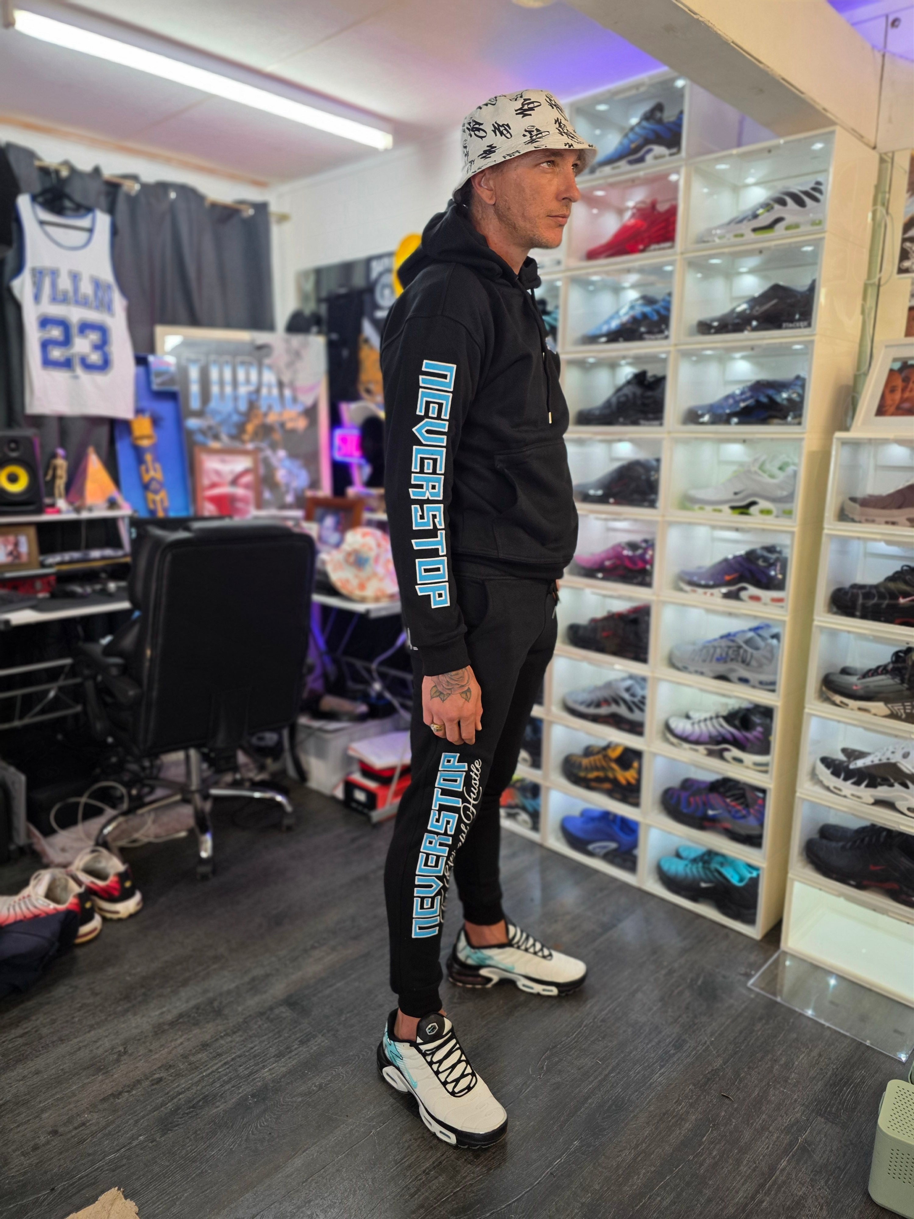 Never Stop Tracksuit BLUE - PREMIUM