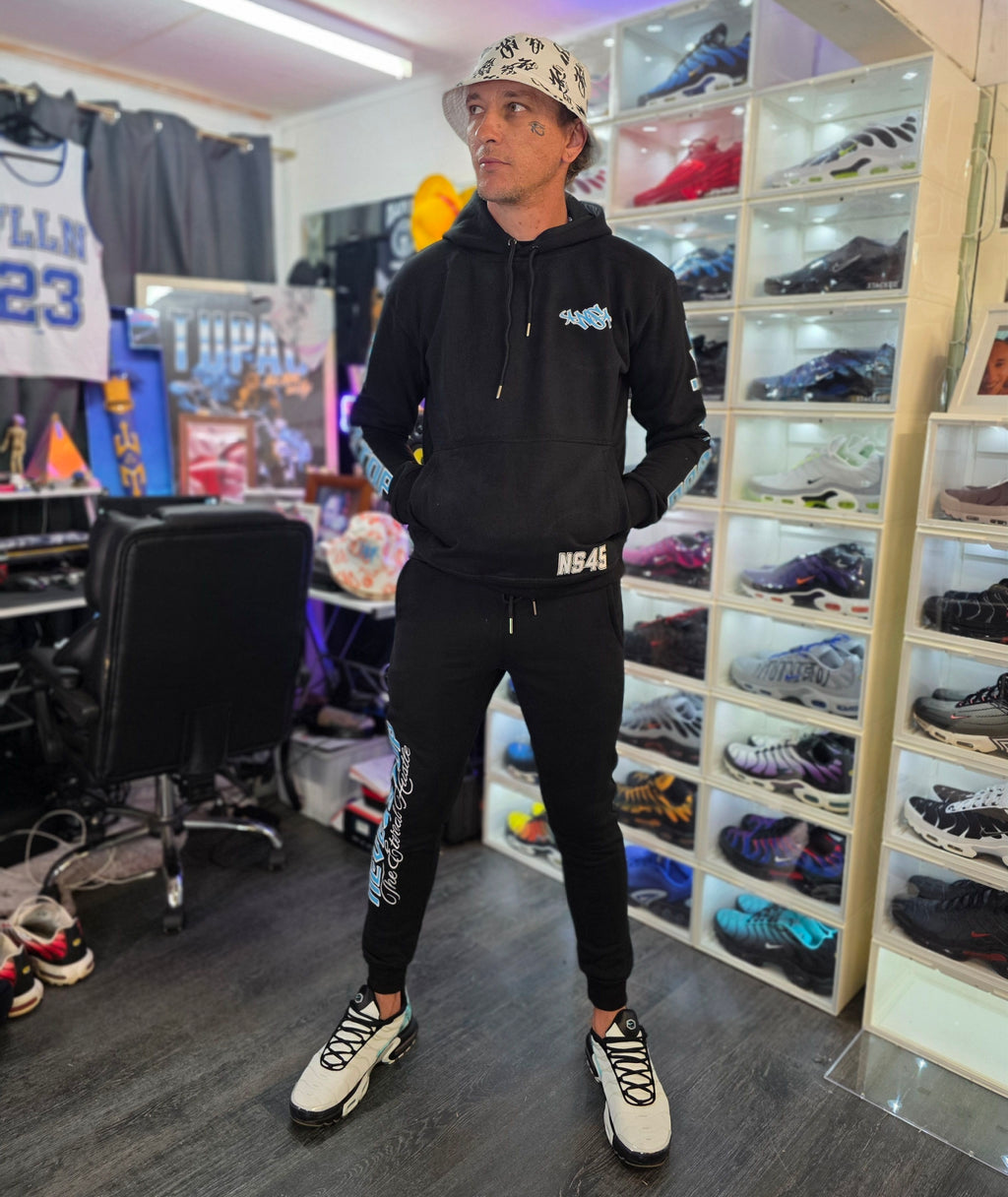 Never Stop Tracksuit BLUE - PREMIUM