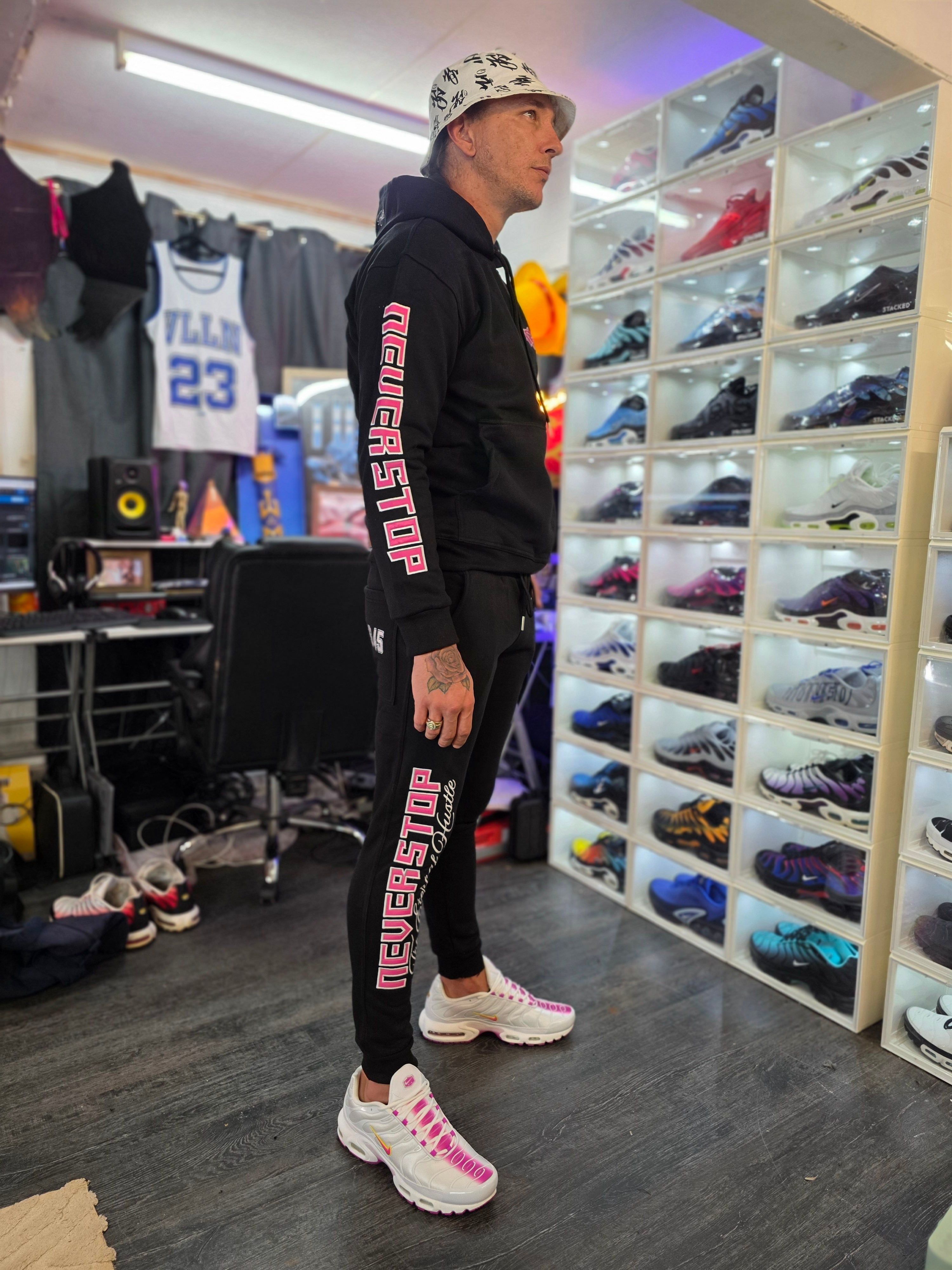 Never Stop Tracksuit PINK - PREMIUM