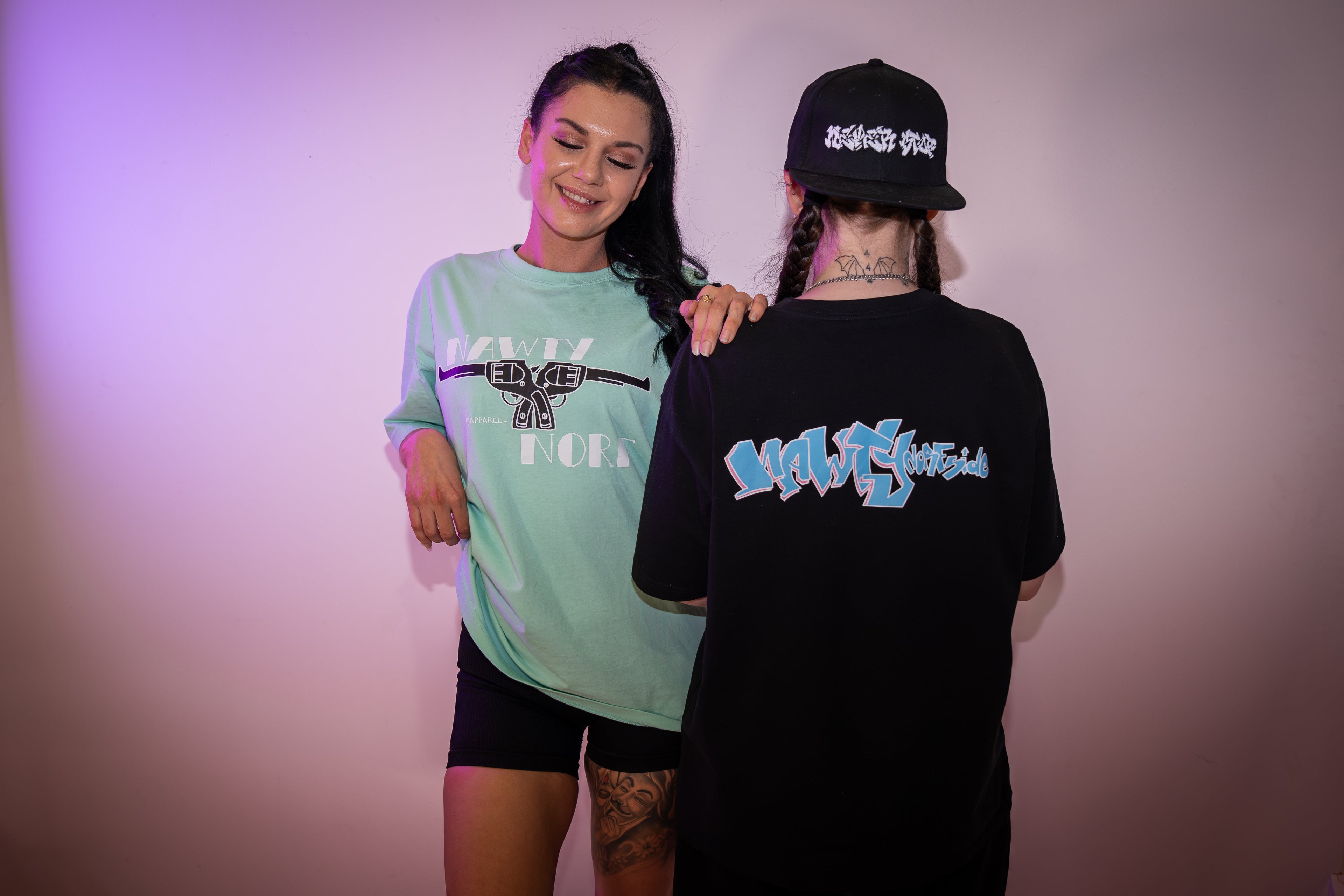 Black Nawty Norfside T-Shirt - ESSENTIALS LINE