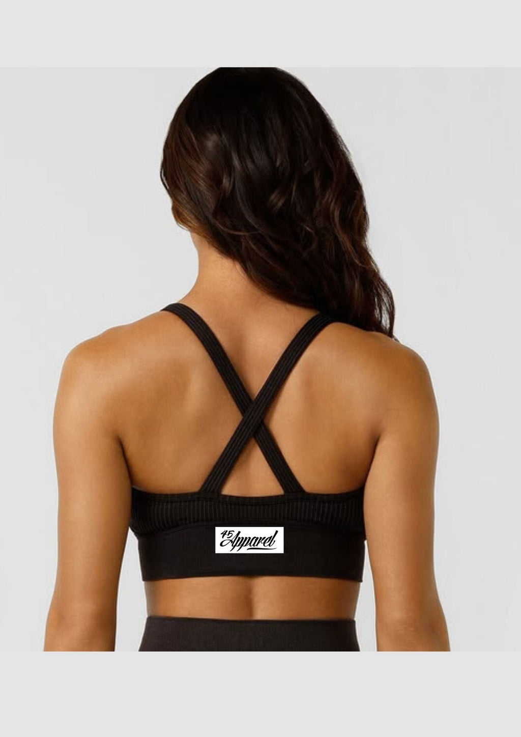 Never Stop Woman's Gym Wear - Black & Pink Set
