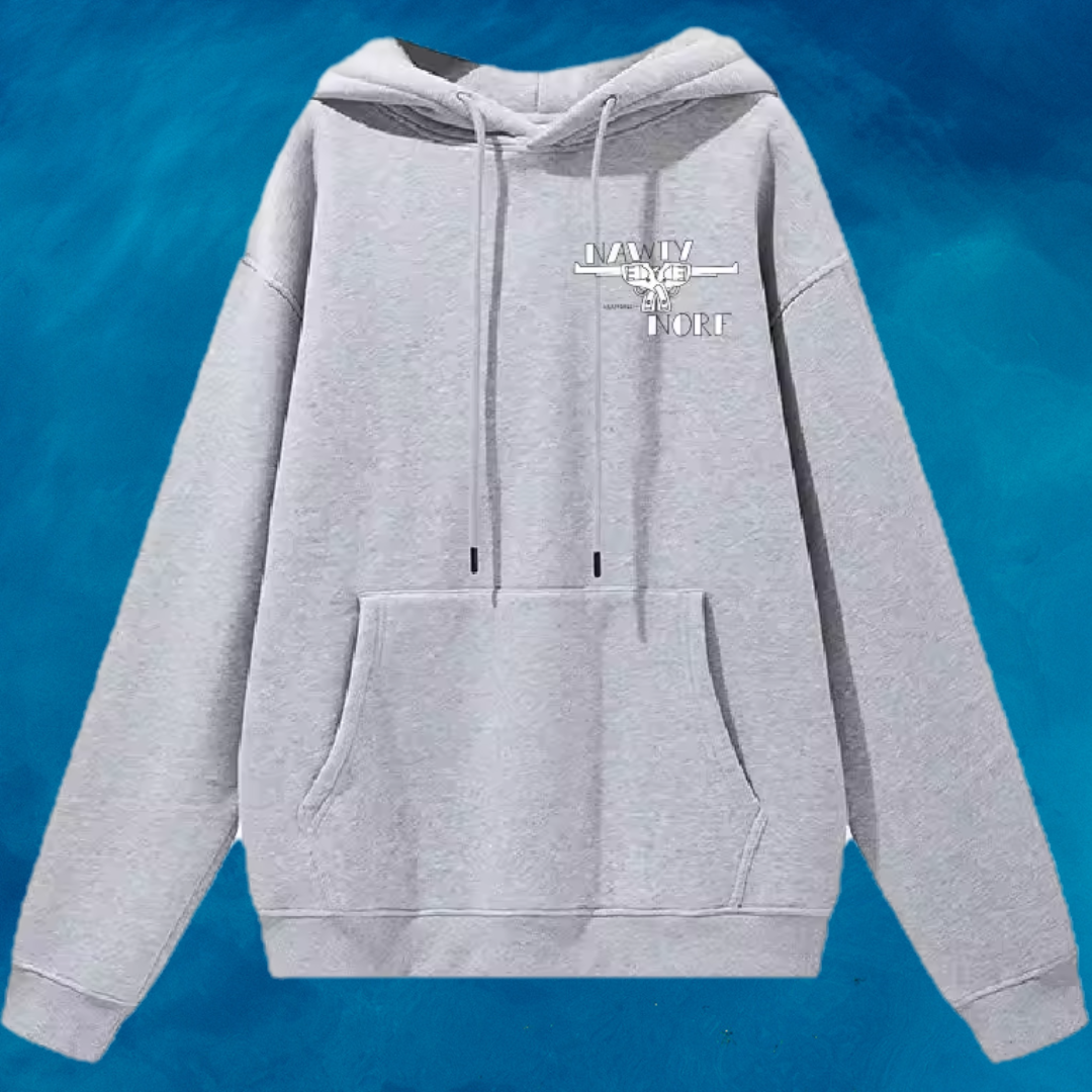 Grey Nawty Norf Hoodie - PREMIUM