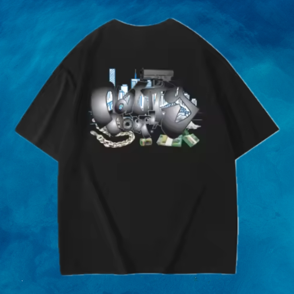 Black Nawty Norf Oversized T-Shirt - PREMIUM