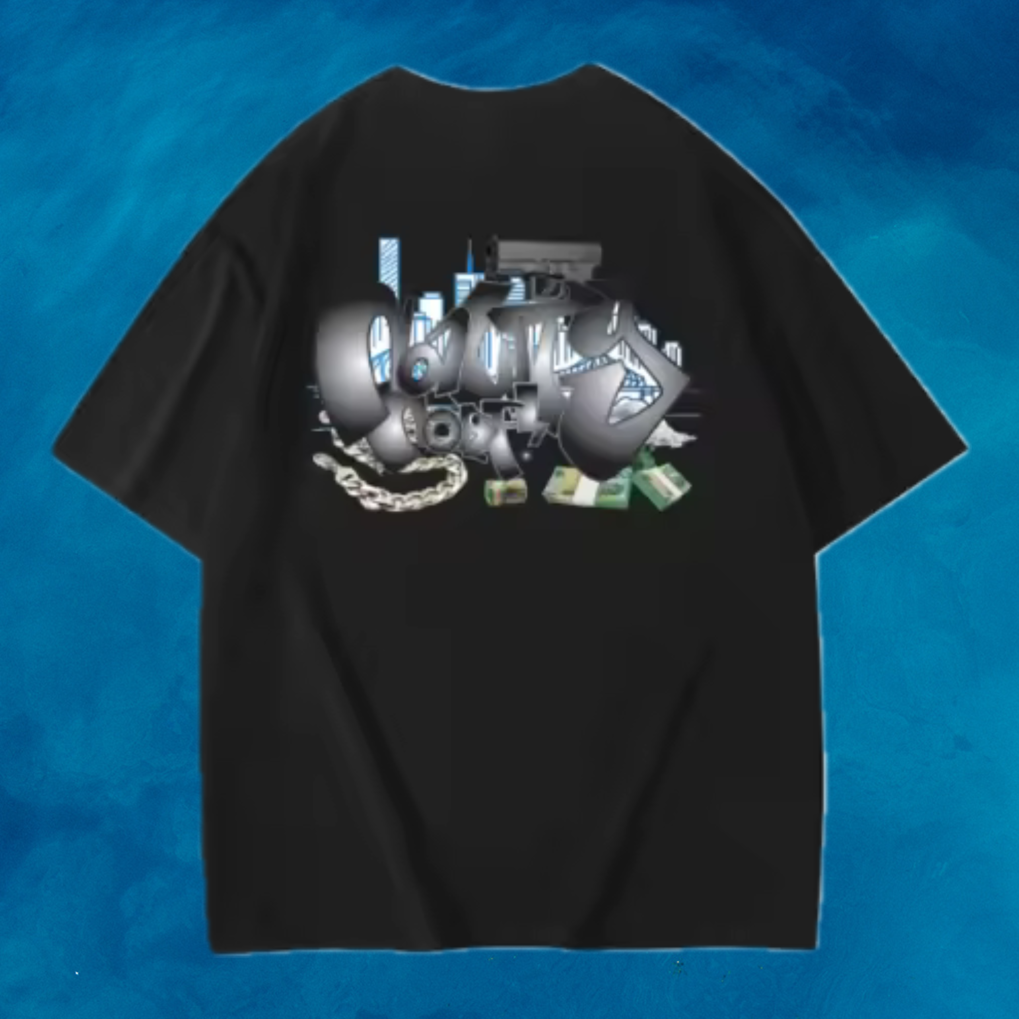 Black Nawty Norf Oversized T-Shirt - PREMIUM