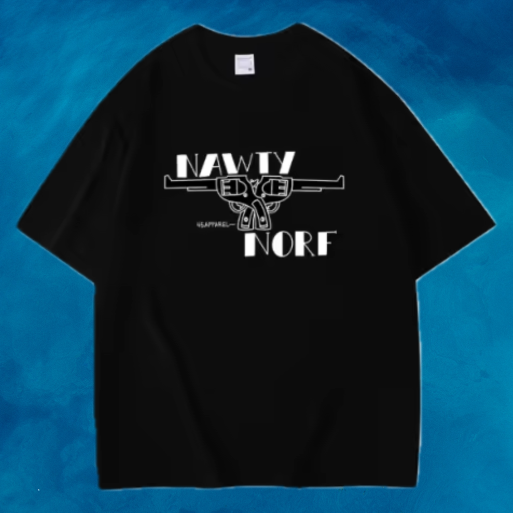 Black Nawty Norf Oversized T-Shirt - PREMIUM