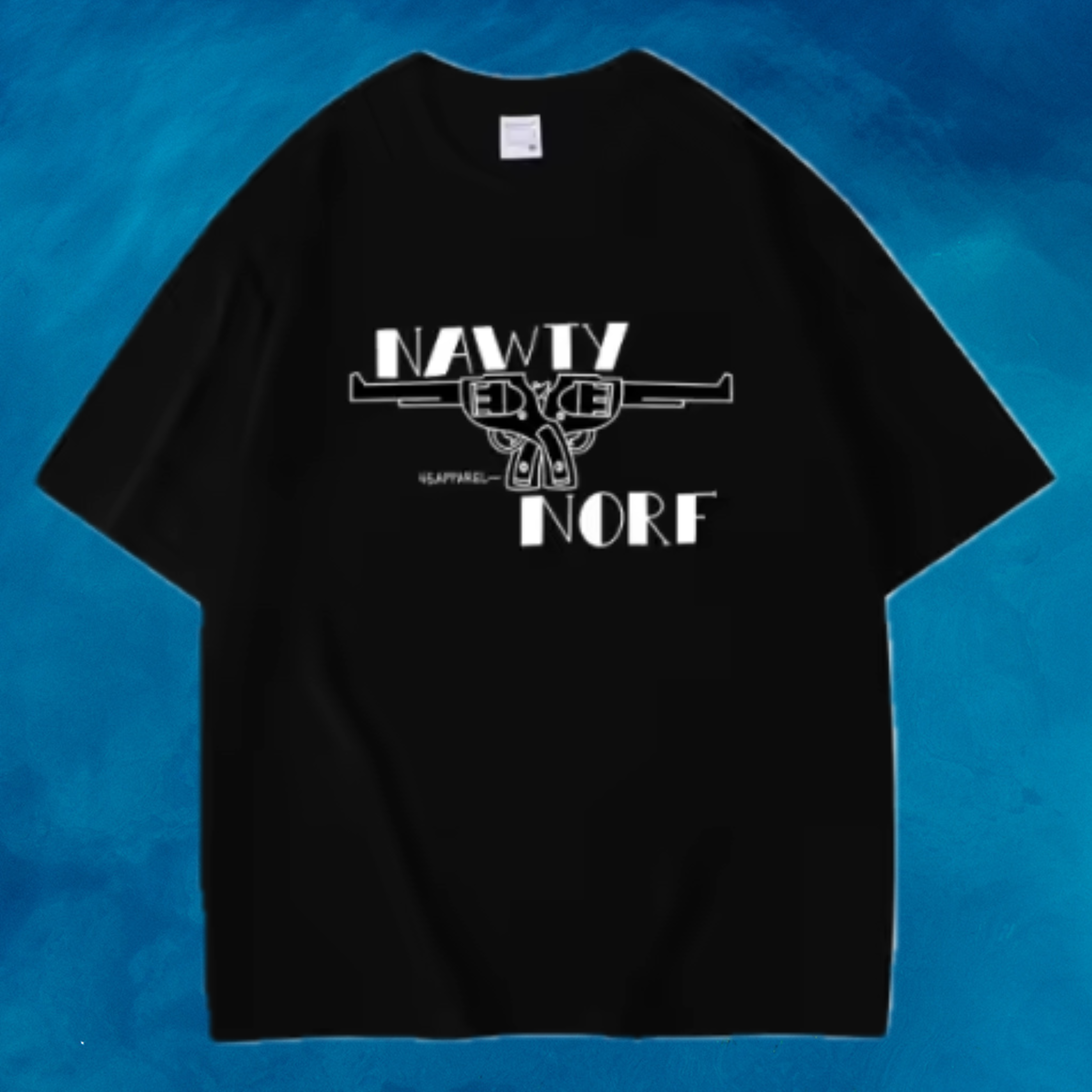 Black Nawty Norf Oversized T-Shirt - PREMIUM