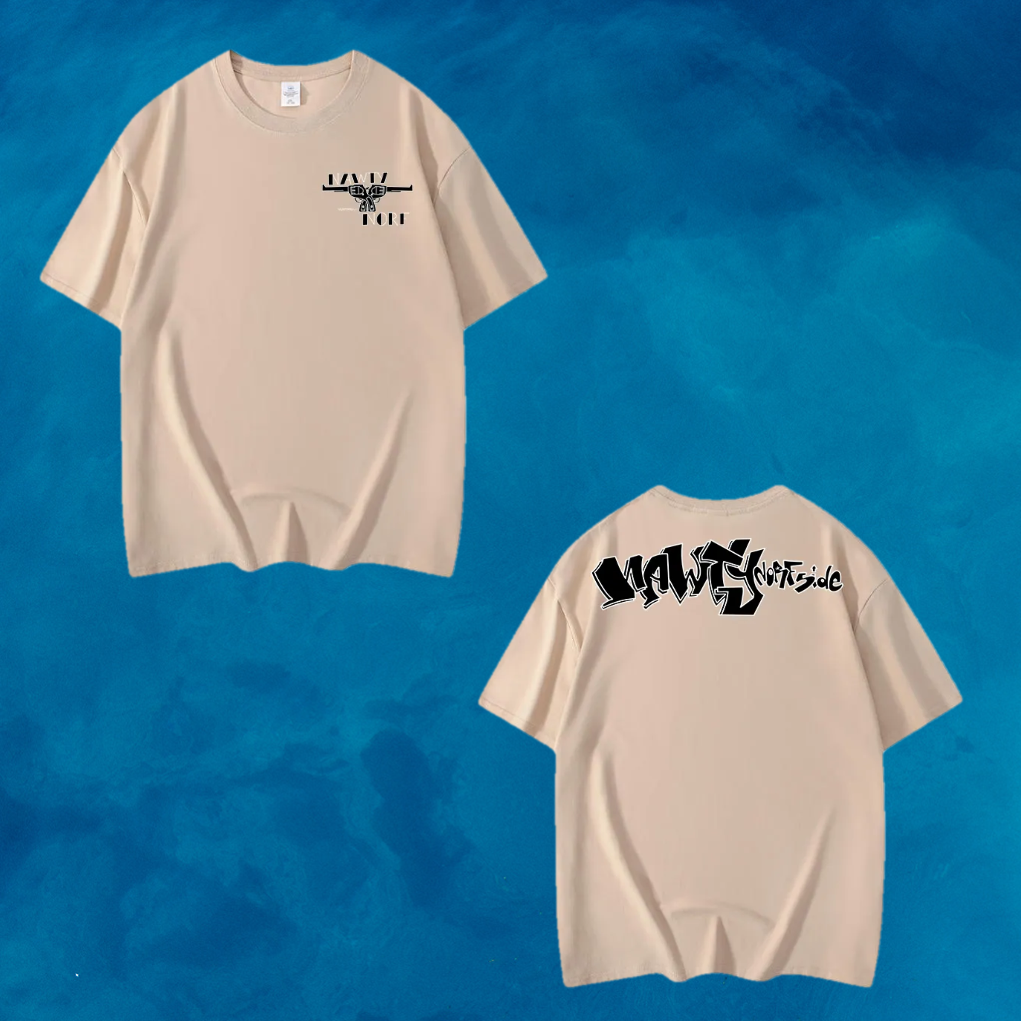 Tan Nawty Norfside T-Shirt - ESSENTIALS