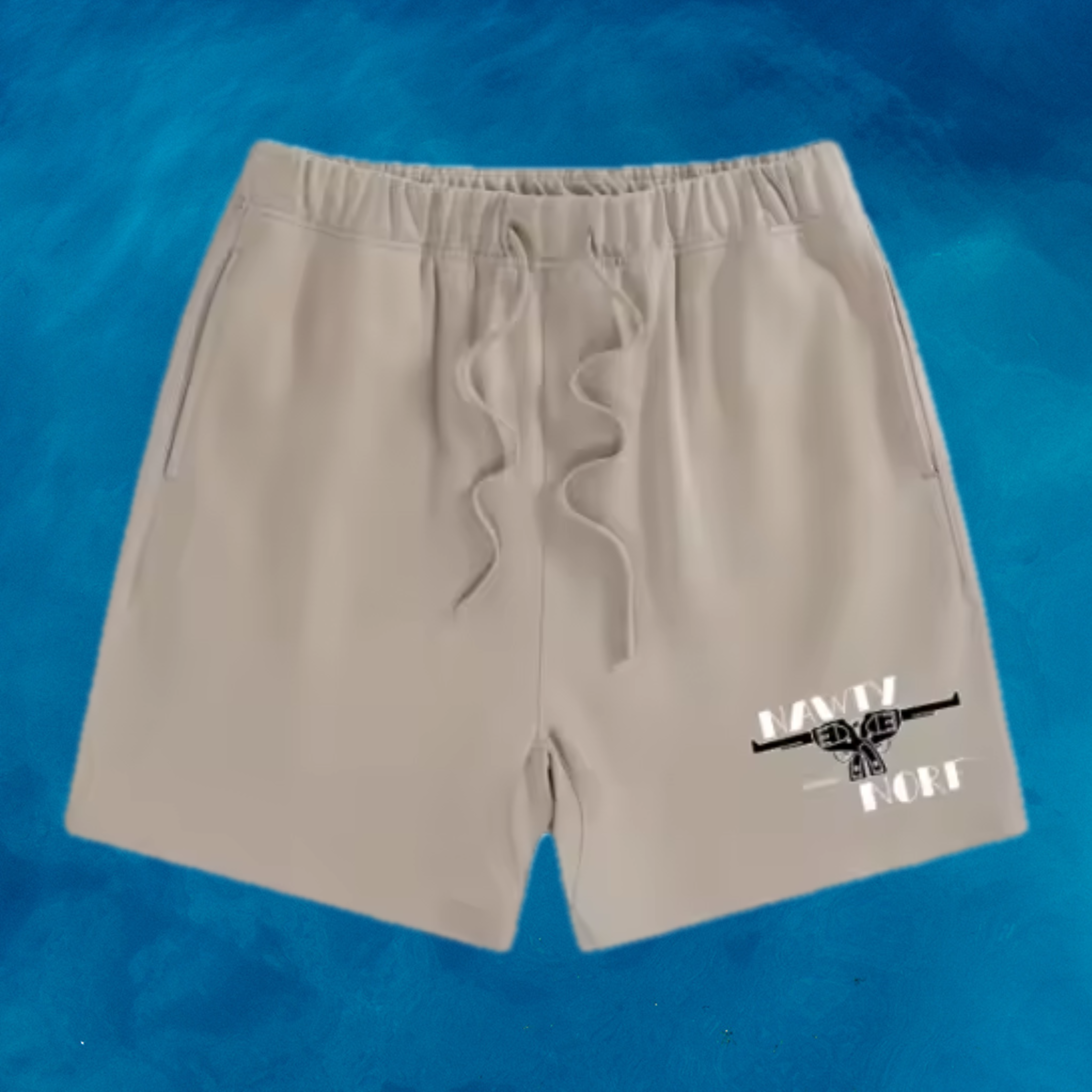 Nawty Norf Grey Men's Shorts - Premium Line