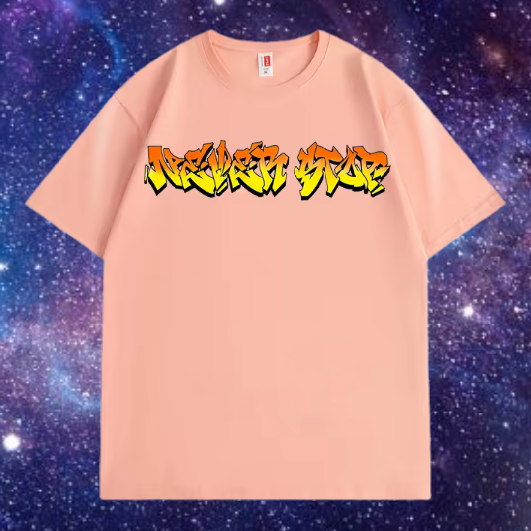 Kids Never Stop Pink T-Shirt