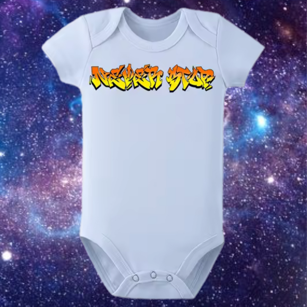 Never Stop Baby Romper