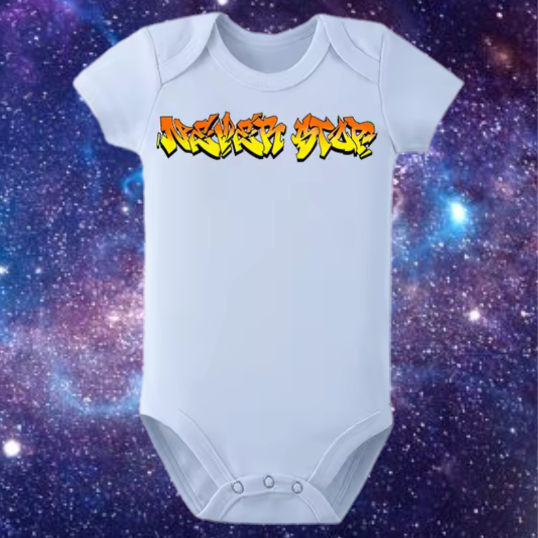 Never Stop Baby Romper
