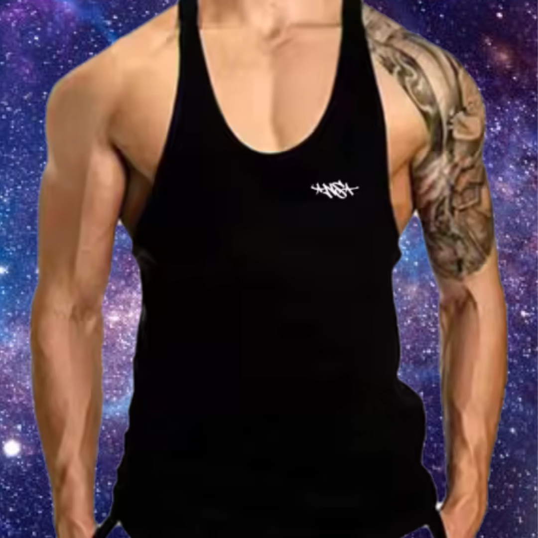 Never Stop Men's Gym Singlet