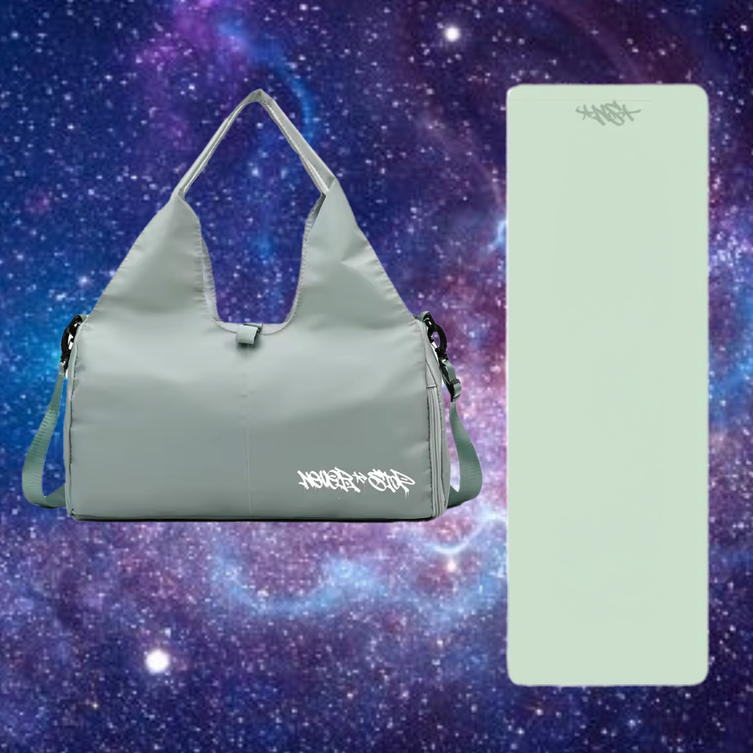 Never Stop Yoga Bag with Yoga Mat