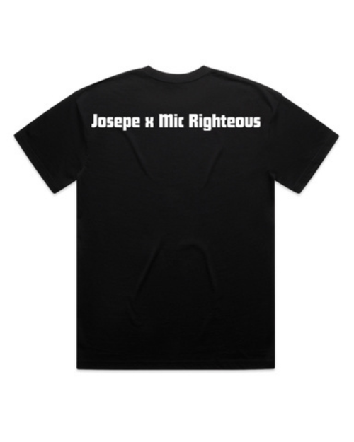 Josepe x Mic Righteous - Higher - Black T-Shirt